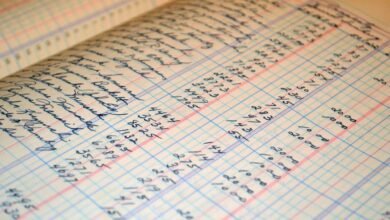 evaluation record with numbers